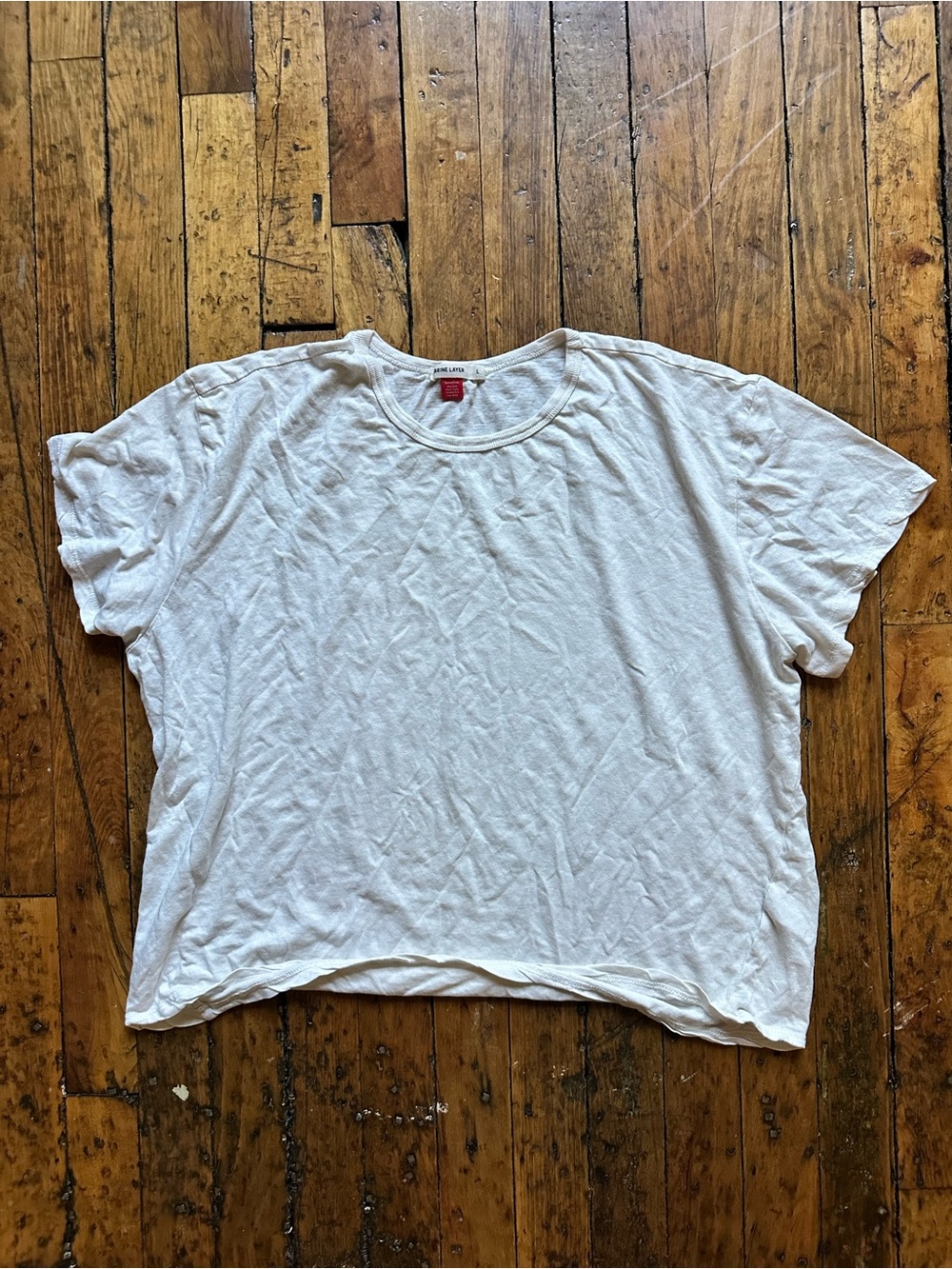 MARINE LAYER BOXY CROP - SIZE L